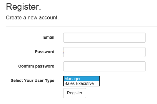 ثبت نام کاربر در mvc